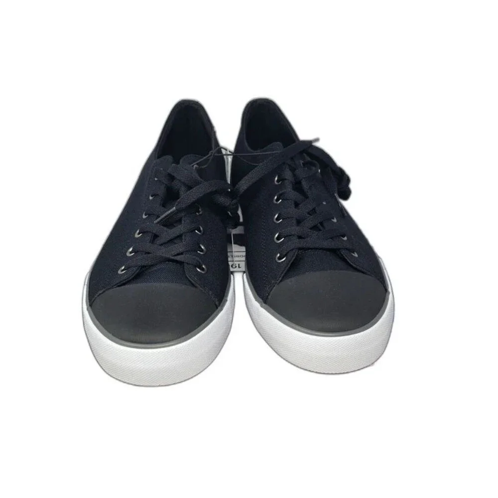 Ben Sherman Dorset Lo Canvas Sneakers Black on Black Low Top Men's Size Variety